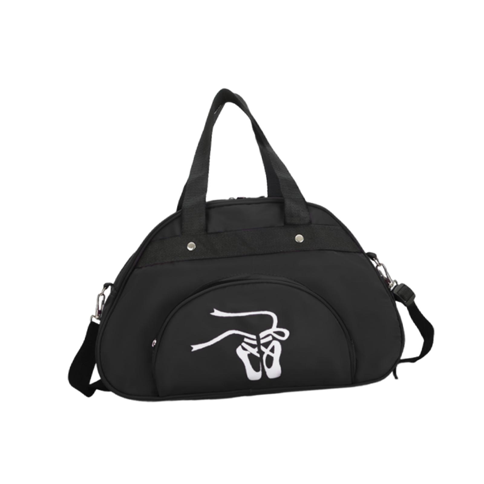 Dance Bag Sport Gym Duffle Overnight Shoe Storage Nylon Fabric for Women Girls Ballet Studio Use