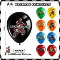 Glimin 48 Pcs Dirt Bike Balloons Party Decorations Motocross Race Car