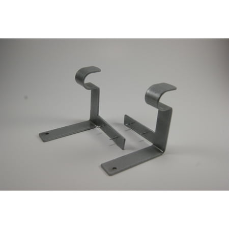 Kwik Hang Curtain Rod Bracket Silver Walmart Com