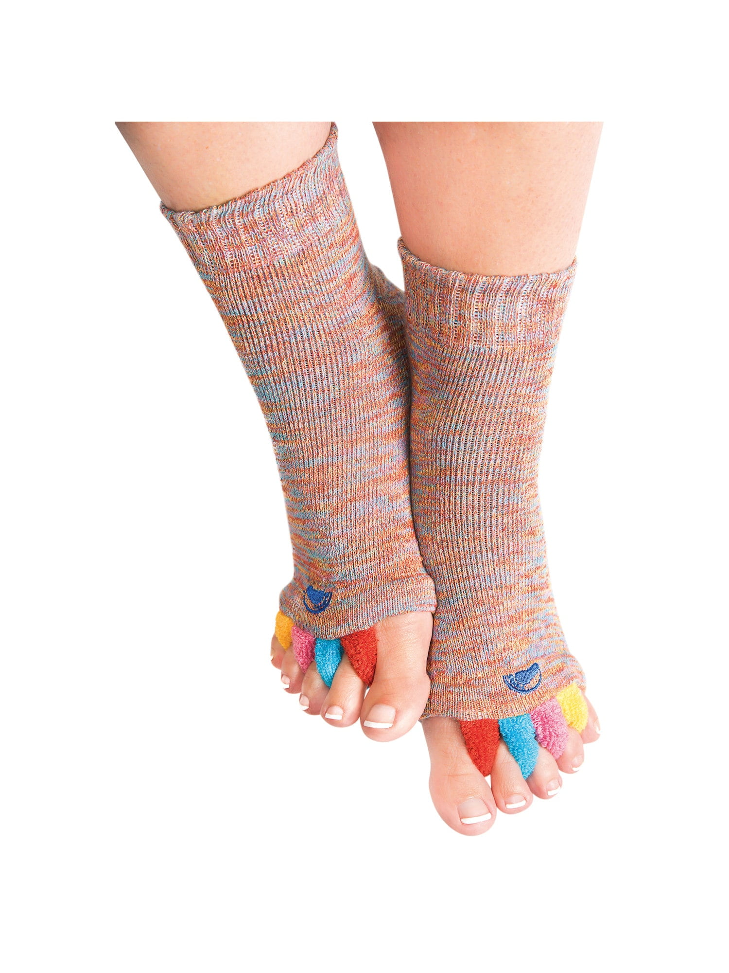 Original Foot Alignment Socks Red Medium Womens 7-9/Mens 5-8 Happy Feet Medium