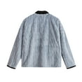 thumbnail image 6 of iOPQO pajamas for women Couples Women Button Warm Winter Flannel Pajamas Set Long Sleeve Long Pant Women Pajama Sets Blue L, 6 of 9