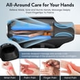 thumbnail image 2 of Hand Massager with Kneading Rollers Massage for Arthritis Carpal Tunnel Pain Relief,Cordless Handheld Massager Machine with Heat and Compression & Kneading Massage,Gifts for Women Men, 2 of 10