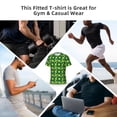 thumbnail image 6 of Bixox Men's Tennis Balls Printed Short Sleeve Skinny Athletic T-Shirt, 6 of 6