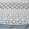 thumbnail image 5 of SAFAVIEH Cabana Elouise Ivory/Grey 2'2"X9' Runner Indoor/Outdoor Area Rug Ivory/Grey, 6'7" x 6'7" Round, 5 of 12