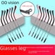 thumbnail image 1 of Accesorios para patas de gafas, patas con memoria, un par de reparación de roturas universales, patas de metal retro con forma de ojo, reparación de patas, 1 of 3