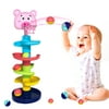 Kids Ball Towel Set Funny Ball Drop Rolling Toy Educational Toy for Toddlers