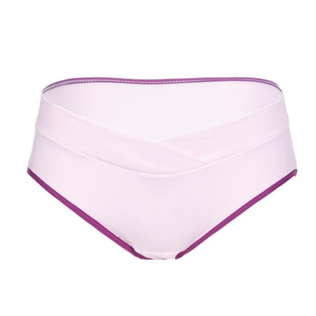 

VerPetridure Women s Bikini Brief Underwear Thongs for Women Panties Women s Low Waist Seamless V-Shaped Solid Color Briefs Maternity Panties