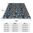 thumbnail image 3 of Pofeuu cute fall fox Print Ultra-Soft Micro Fleece Blanket,for Bed Or Sofa,All Season Throw Blankets Flannel Blanket-80"x60", 3 of 7