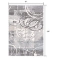 thumbnail image 6 of 8â€™ x 11â€™ Gray Abstract Splatter Area Rug, 6 of 7