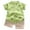 A127-Green, variant on Toddler Baby Boy Summer Clothes Construction Site Print Tee Elastic Waist Shorts Blazer,2-3 Y