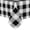 Black+White, variant on Sevenstars Buffalo Plaid Tablecloth Rectangle Gingham Tablecloth,60" x 84" Reusable Checkered Table Cover for Holiday Dinner Party,Black and White