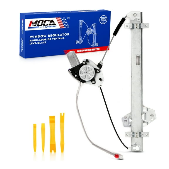 MOCA AUTOPARTS Rear Right Power Window Regulator w/ Motor Fit for 2003-2008 Honda Pilot
