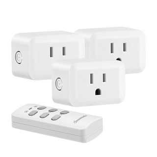 BLACK+DECKER Wireless Remote-Control Outlet, 1 Polarized Outlet, 1 Remote -  Premium Light Switches