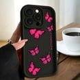thumbnail image 2 of wangyu Butterfly Case For iPhone 15 11Pro Max Silicone Funda for iPhone 14 12 13 Pro Max XS Max XR 7 8 Plus X Protection Coque Cases, 2 of 7