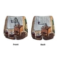 thumbnail image 6 of Goofa Oil Lamp Coffee Beans Printed Women 2 in 1 Running Shorts,Quick Dry Athletic Workout Shorts,High Waisted Athletic Shorts with Liner Pockets-, 6 of 9