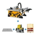 thumbnail image 5 of Table Saw 210mm 8 Inch Wood Cutting Saw Dust Free With Extension Portable Woodworking Machine, 5 of 5