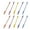 28cm, variant on 10Pcs Double Headed Metal Jaw Clips Rotating Note Memos Photos Holders Clip