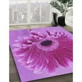 thumbnail image 3 of Ahgly Company Machine Washable Indoor Rectangle Transitional Violet Purple Area Rugs, 3' x 5', 3 of 7