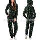 thumbnail image 1 of Mono de pijama de Navidad para mujer, ropa de dormir con cremallera, traje de fiesta con capucha, manga larga, 1 of 4