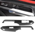 thumbnail image 4 of Master Switch Cover Armrest Cover Window Switch Cover Pair Left And Right Carbon Fiber Door Switch Panels Covers Fits For    2014-2018 All Model, 4 of 8