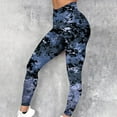 thumbnail image 2 of QATAINLAV Daily Sales Clearance Seamless Leggings for Women Gym High Waisted Workout Yoga Pants Casual Tummy Control Scrunch Butt Lifting Tights Tie Dye Print Bottom Trousers Blue L, 2 of 5