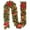 A, variant on ZMKIAG 2.7m Christmas Stairs Decoration with Rattan Flowers - Natural Rattan Christmas Tree and Festival Door Decor, Rustic Holiday Home Accent for Staircase and Wall Display