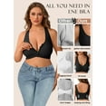 thumbnail image 4 of MINTREUS Bras for Women Plus Size Tie-Front Everyday Wireless Bra Seamless T-Shirt Bra No Underwire 1X-5X, 4 of 8