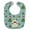 Cream, variant on Christmas Pekingnese Black & White Baby Bib