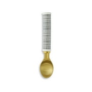 Thyme & Table Gold Finish Ice Cream Scoop with Ceramic Cross-Hatch Handle