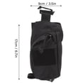 thumbnail image 2 of Strap Pack Clip - On Pouch,Tools Sundries Accessory Bag Backpack Shoulder Strap Pocket,Backpack Attachment for Hikers, Travelers, Students, and Commuters[black], 2 of 9