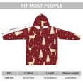 thumbnail image 3 of Moderong Oversized Blanket Hoodie for Women,Birthday Gifts for Teen Girls Sweatshirt Sweater Blanket with Pocket, 3 of 6