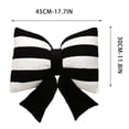 thumbnail image 2 of Bow Pillow Faux Striped Throw Pillow with Core 30x45cm Modern Cute Cushion for Sofa Bed, 2 of 7