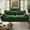 Green, variant on Sectional Sofa Couches 2-Seater Modular Sofa, Comfy Loveseat with Throw, Deep Seat Small Sofa for Small Space, Memory Foam Sectional Couches for Living Room, Office, Apartment, Dark Grey