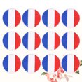 thumbnail image 4 of 12pcs Round Flag Clothes Repairing Patches Flag Clothes Patches Accessory Creative Embroidery Applique, 4 of 8