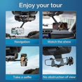 thumbnail image 5 of Rearview Mirror Phone Holder For Car 360 Rotatable And Retractable Car Phone Holder For All Phones, 5 of 5