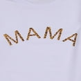 thumbnail image 4 of Mommy and Me Matching T-Shirt Long Sleeve Pullover Sweater Tops Blouse Family Fall Outfit, 4 of 6
