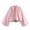 Pink, variant on Jackets for Women Fall Winter Balloon Long-Sleeve Bomber Jacket Women Collared Pleated Zip Up Coat Pink S
