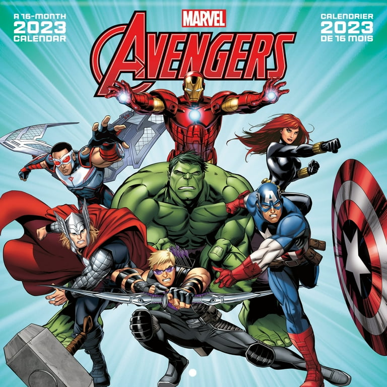 Trends International 2023 Marvel Avengers (Bilingual French) Mini Wall  Calendar - Walmart.com