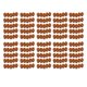 thumbnail image 1 of sweethay Hanger Size Markers Garment Sizers, Donuts, Cubes  Bagels, Carpetas de archivos Naranja 300 piezas, 1 of 1