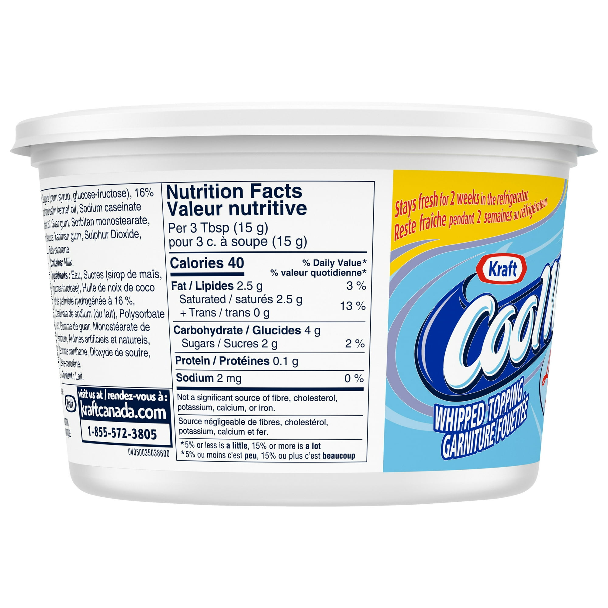 Cool Whip Light Frozen Whipped Topping