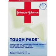 JOHNSON & JOHNSON First Aid Advanced Healing Tough Pads 4 Each