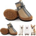 thumbnail image 1 of Botas para perros, botas transpirables para perros, botas de senderismo para la nieve en invierno Hot Road, juego de 4 piezas de protección contra garras two Yards, 1 of 5