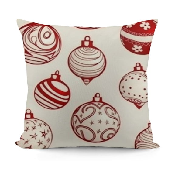 SHANXI Christmas Throw Pillow Cover 12x12in