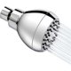 thumbnail image 1 of High pressure chrome shower head with powerful jet and small silicone nozzle, 1 of 5