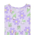 thumbnail image 2 of Hello Kitty Girls' Allover Print Dress with Short Sleeves, Sizes 4-12, 2 of 3