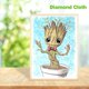 thumbnail image 5 of Cuadros Decorativos 5D bricolaje completo taladro diamante pintura Groot bordado mosaico Kits (hg838) Likrtyny embutido en tela, 5 of 9