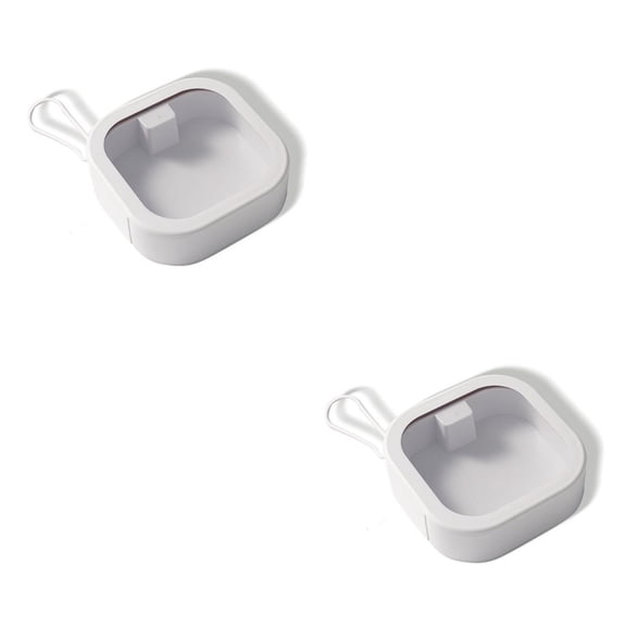 Inteprter Caja de almacenamiento de postizos protector bucal estuche de baño contenedor de viaje de oficina portátil accesorios de protección Type1 NO1