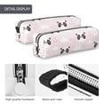 thumbnail image 4 of Fotbe Cute Panda Pattern Leather Pencil Case, Pencil Pouch with Durable Zipper, Compact and Stylish Organizer for Stationery, Art Supplies, Travel Essentials, 4 of 7