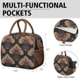 thumbnail image 6 of Reusable Paisley Lnsulated Lunch Bag for Women & Men-Leakproof Water-Resistant Cooler Tote,Large Capacity(10.6x8.7x6.3in)for Work,Office,Travel,Picnic,Beach., 6 of 7
