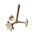 thumbnail image 5 of Vaveren 3x Bird Rotating Perch Toy Bird Stand for Small Parakeets Cockatiels Finches, 5 of 8